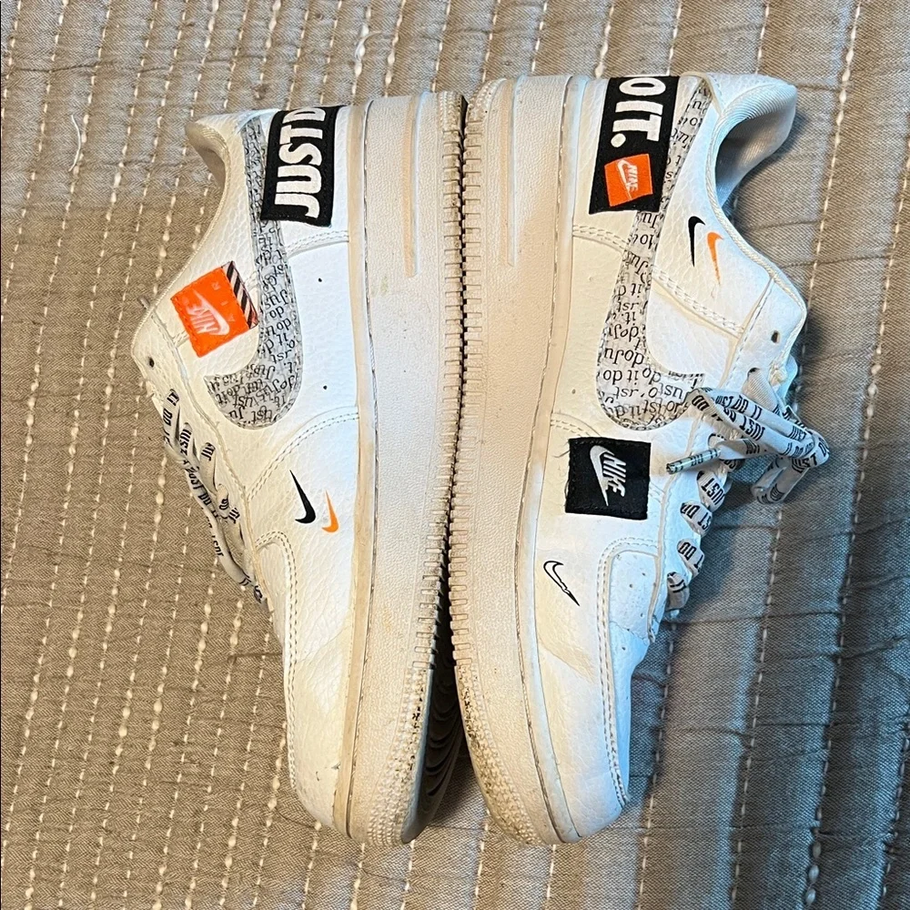Nike Air Force 1 with Orange and Black Graphics - Picture 5 of 5